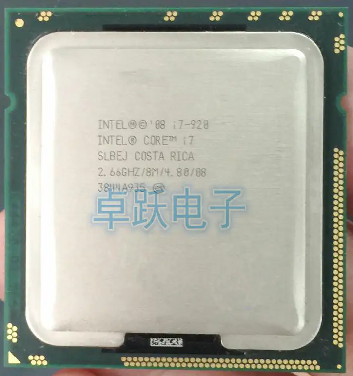 Процессор Intel Core i7 920 SLBCH/SLBEJ 2 66 ГГц четырехъядерный L3 8M разъем LGA1366 I7 ЦП (100% рабочий