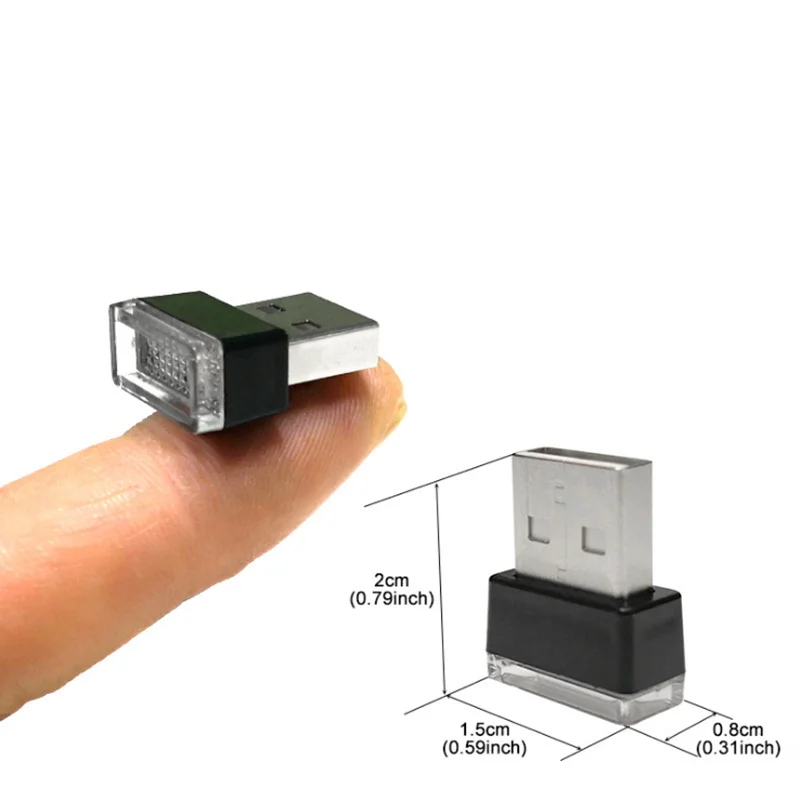 Автомобильный стиль USB декоративные лампы освещения светодиодный атмосфера огни