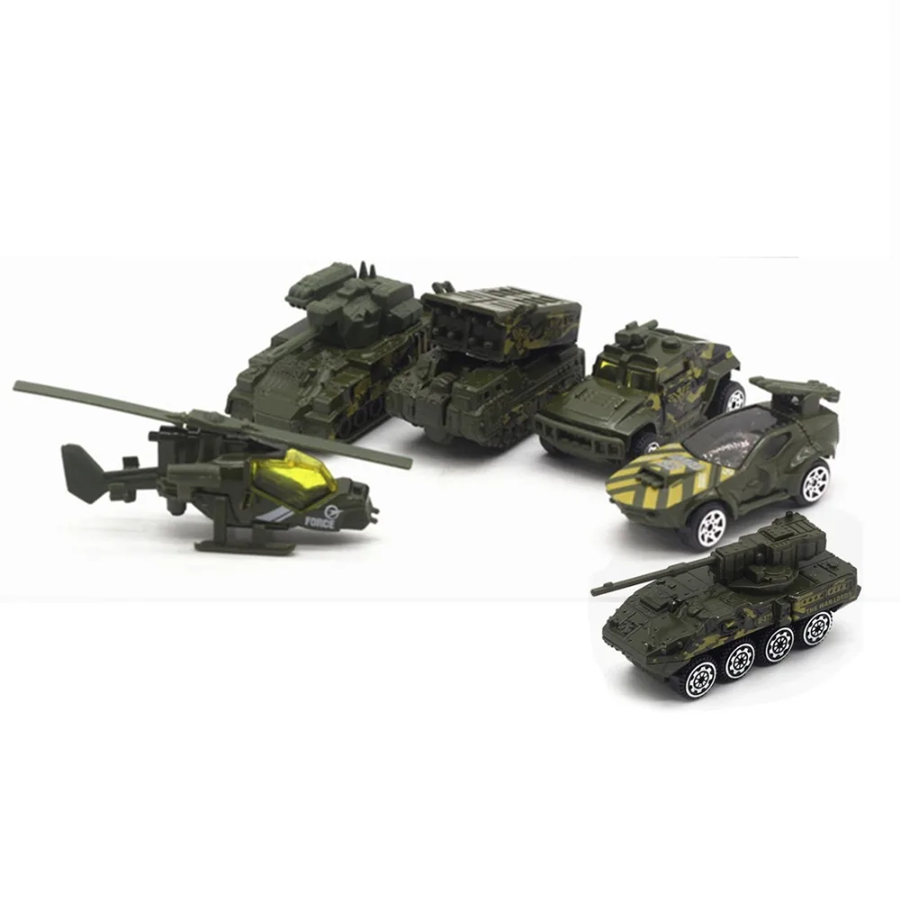 5 шт./компл. 1: 64 весы мини литая игрушечная машинка раздвижные модели автомобилей Металл военная модель из сплава автомобилей транспортных средств для детей