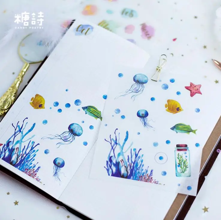 Новые Натуральные Позолоченные клейкие стикеры украшения сделай сам наклейки