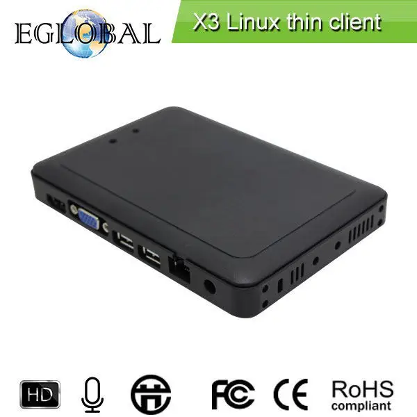 Eglobal безвентиляторный мини-пк облако компьютер Linux пк WiFi RDP рабочая станция офис