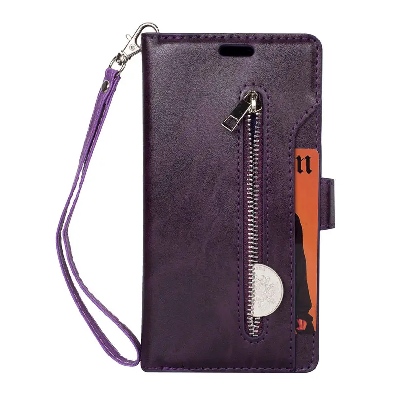 Фиолетовый S8 Plus чехол для Funda samsung S8 кошелек Роскошный чехол для телефона Hoesje samsung Galaxy S8 Plus чехол кожаный чехол 9 карт флип-чехол Сумки S8 - Цвет: Фиолетовый