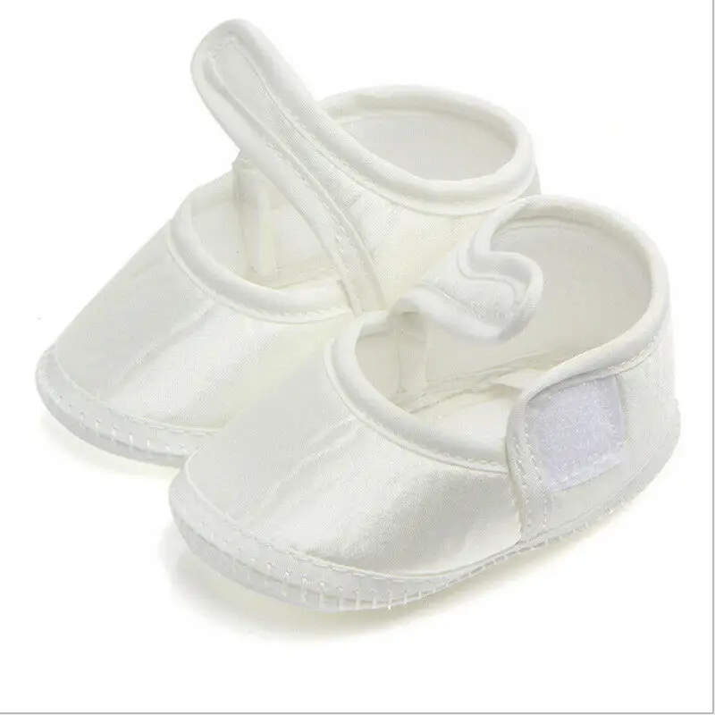 Emmababy Adorable Newborn Baby Girl Infant Princess Soft Cotton Crib Shoe White Cute