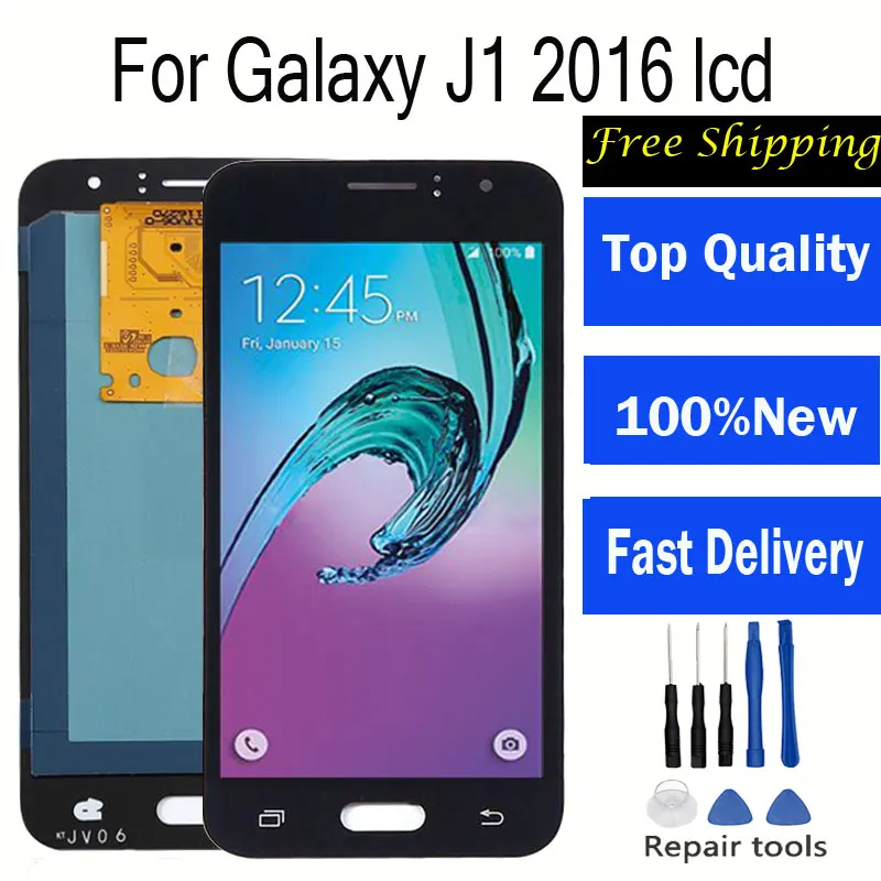 ЖК дисплей с дигитайзером сенсорного экрана для Samsung j120f lcdj120f SAMSUNG GALAXY J1 2016 J120 J120f
