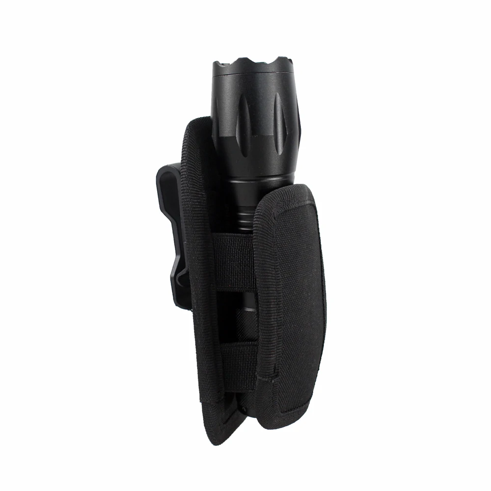 Сумка для фонарика кобура ремень Чехол Держатель с 360 градусов вращается охотничья сумка Аксессуары для освещения