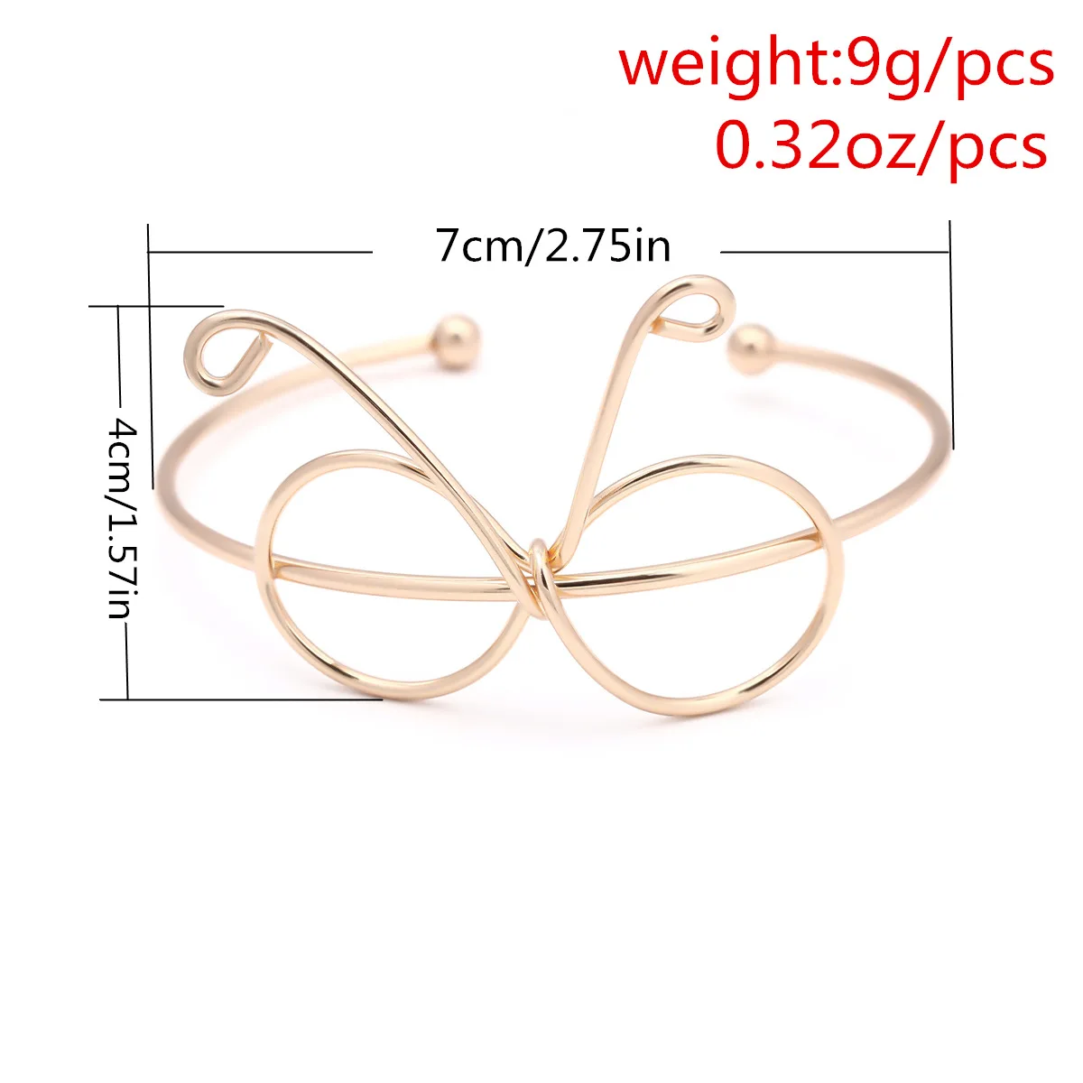 KITEAL Hot Gift Creativity Simple Wild Korean Metal Handmade Heart Bow-Knot Opening Bracelet Maiden Summer Jewelry | Украшения и