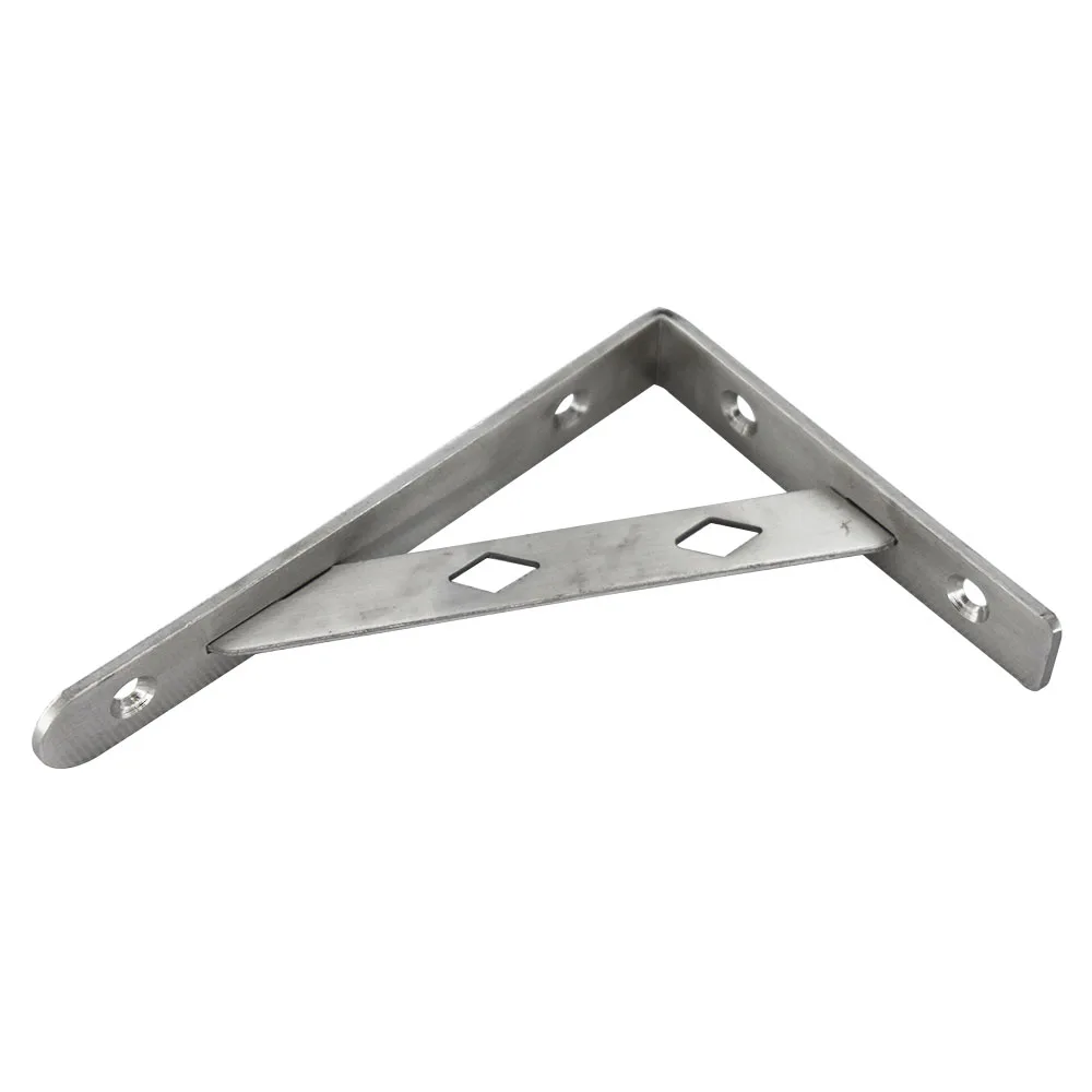 8 Inch 200x130mm Stainless Steel Triangle Shelf Bracket 20mm Width 8&quot Removable Support Furniture Brackets | Обустройство дома