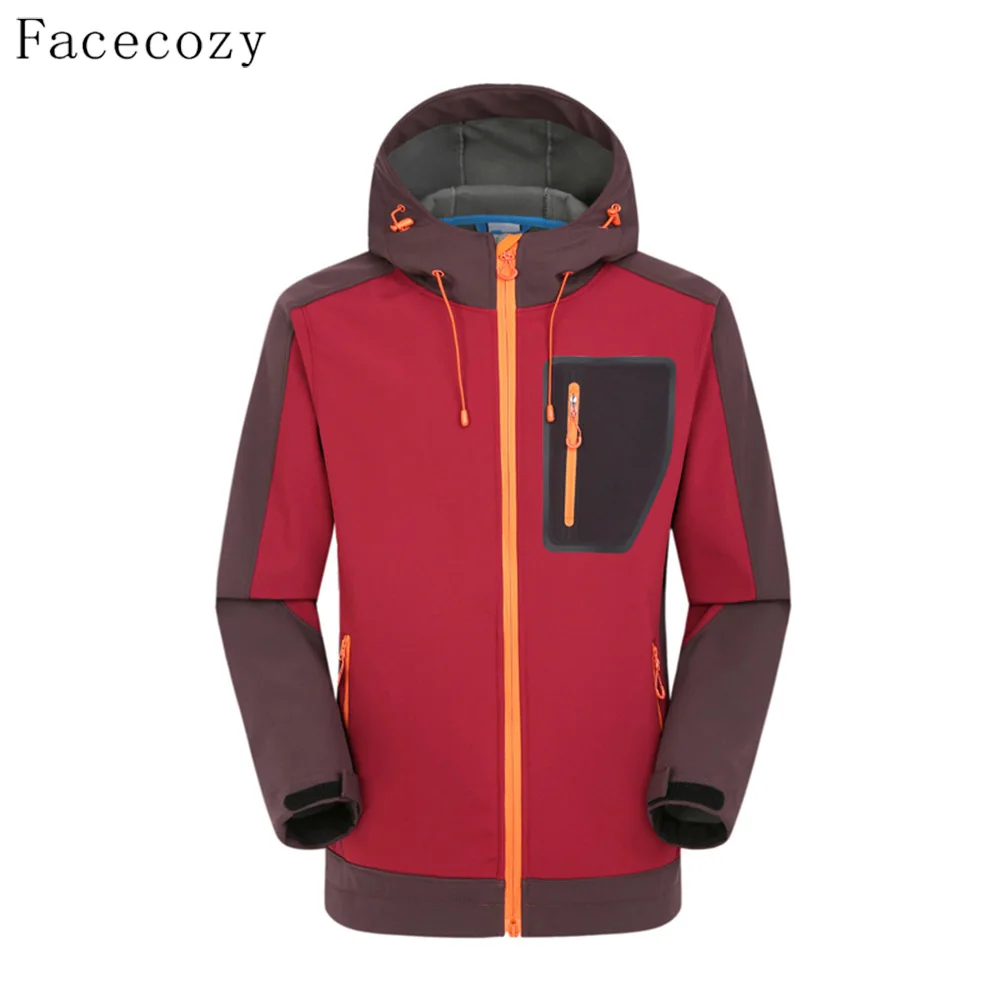 Facecozy Мужская Осенняя уличная флисовая куртка зимняя женская внутренняя