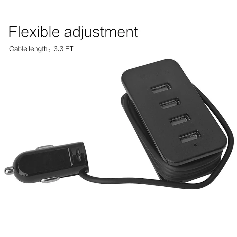 Автомобильное зарядное устройство с 4 USB портами 5 В а|usb phone charger|travel chargerphone charger |