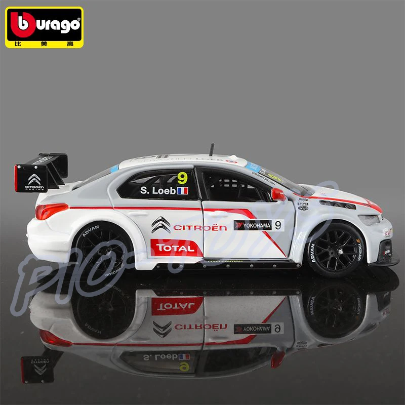 Новогодний подарок WTCC C Elysee S.Loeb модель 1/32 металлическая коллекция автомобиля