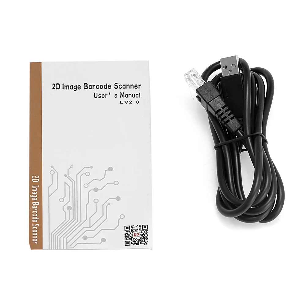 Zadscan bp8610 сканер штрих кода Проводной пульт считывания 2D USB кабель поддерживает Mac