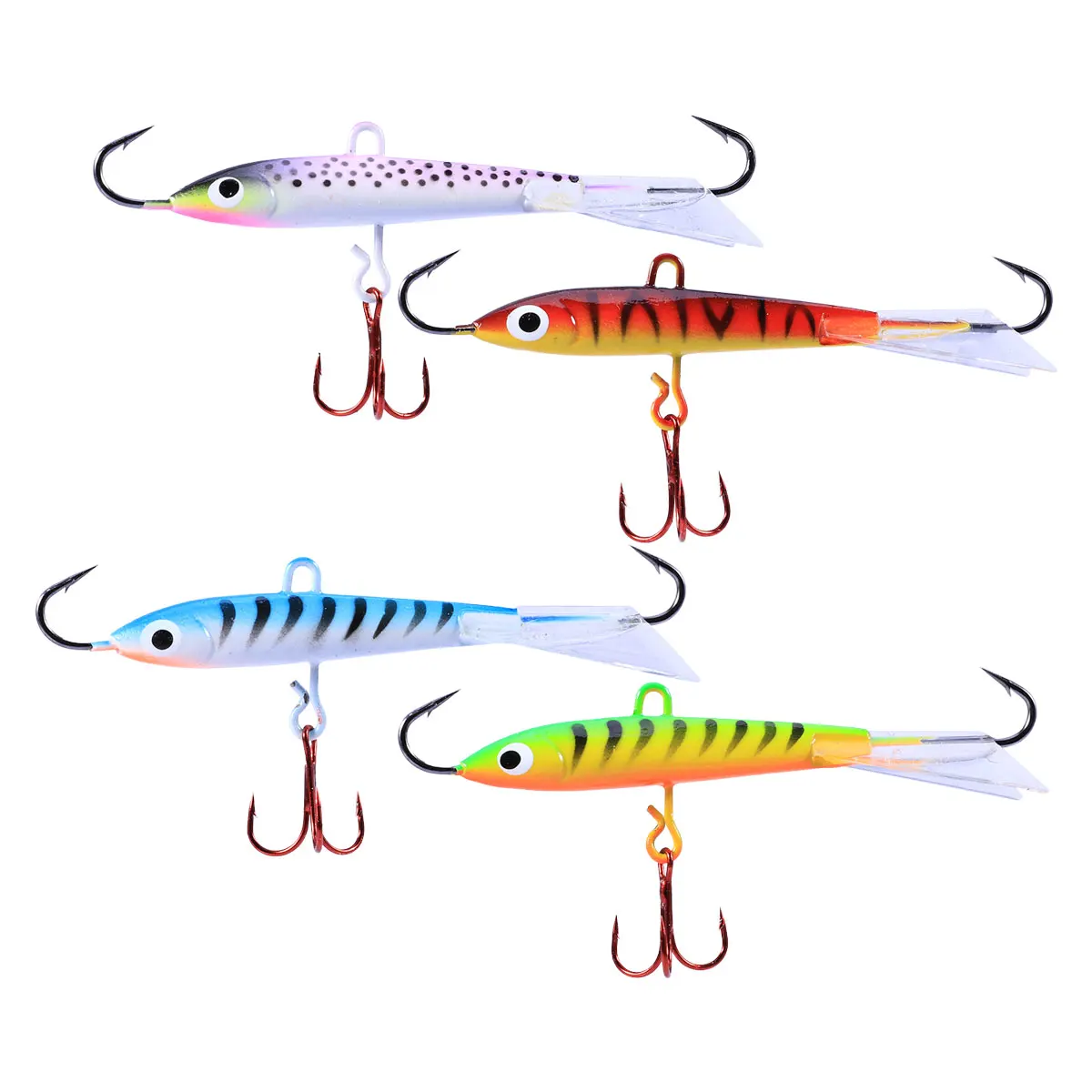 4 шт. рыболовные приманки гибкие искусственные пожизненные снасти инструмент для