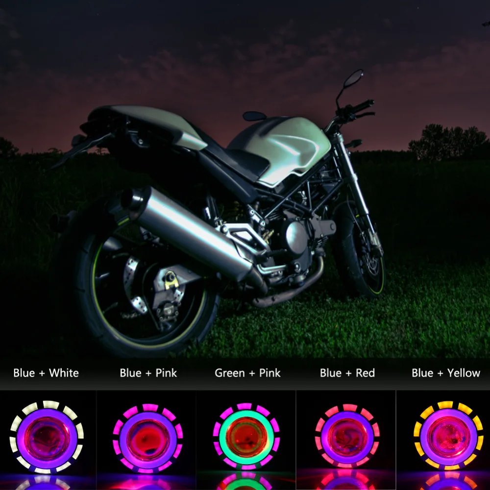 Мотоциклетные светодиодные фары для электровелосипеда вождения точечный свет