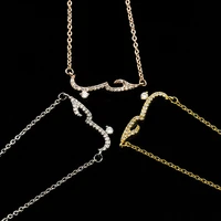 handmade bff gift cz arabic love statement necklace women kolye filled arabic crystal pendant choker necklace jewelry