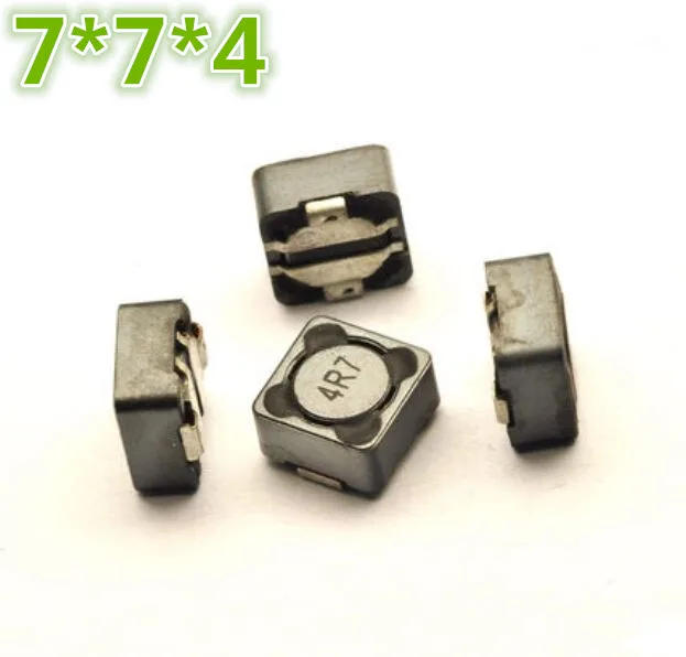 10 шт./лот M93B 7*7*4 4 7 мкГн SMT SMD патч экранирующие Силовые индукторы 4R7 электронные