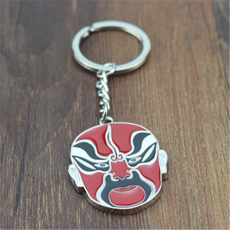 2018 модная национальная цепочка для ключей от ветра Китайская Пекинская опера