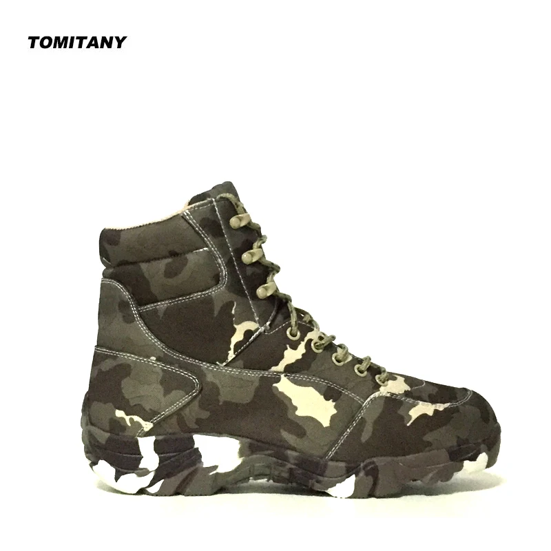 Уличные мужские военные тактические ботинки водонепроницаемая холщовая