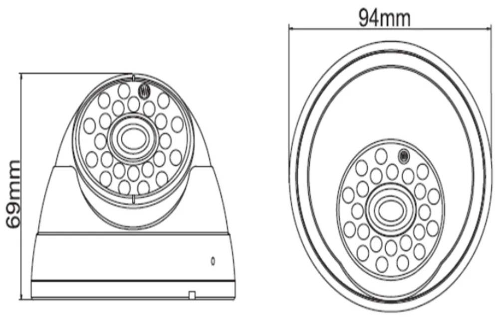 Marviosafer IP66 открытый купол Sony imx225 Сенсор 1.3mp 960 P Starlight сети ip-камера POE красочным