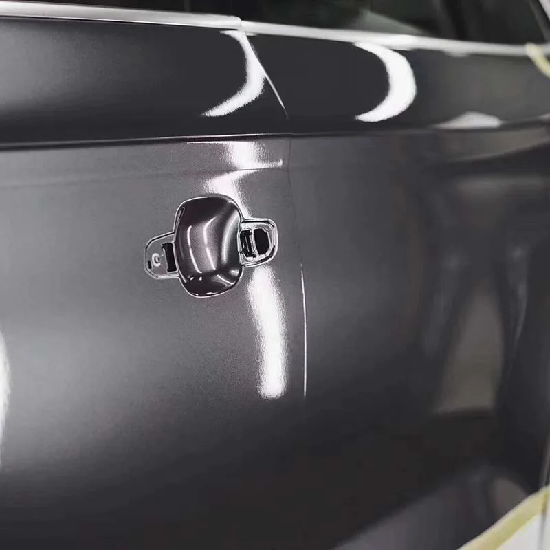 Super Glossy Metallic metallic custom car vinyl vehicle wraps with Air Bubble 1.52x18m/roll Space Grey |