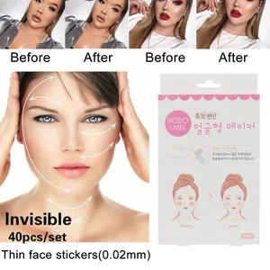 V-образная клейкая лента для подтяжки лица, 40 шт.компл.