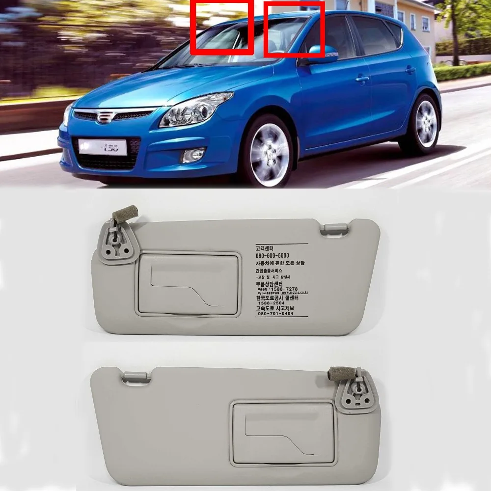 OEM 852012L020TX 852022L020TX зеркало для макияжа солнцезащитным козырьком серый lh rh Американская классификация проводов 2р для 2008 2011 hyundai i30& i30cw: Elantra Touring