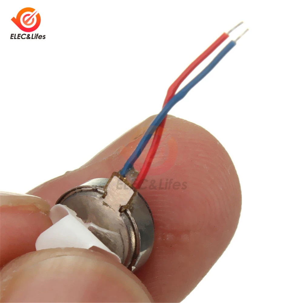 5 шт. миниатюрный вибромотор 3 В постоянного тока 8*3 4 мм 8*2 7 10*2 для телефона плоский