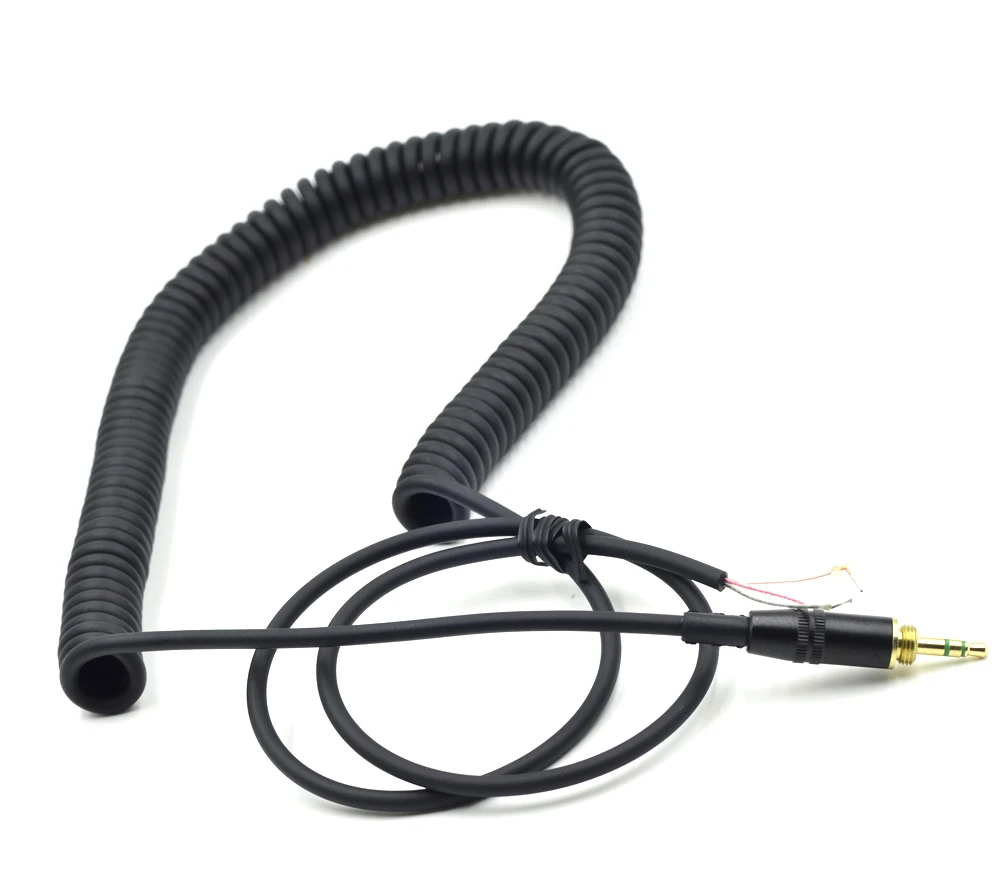Замена для ди-джей Аудио кабель провода линии разъем SONY MDR 7506 v6 CD700 900ST mdr-7506 mdr-v6 mdr7506
