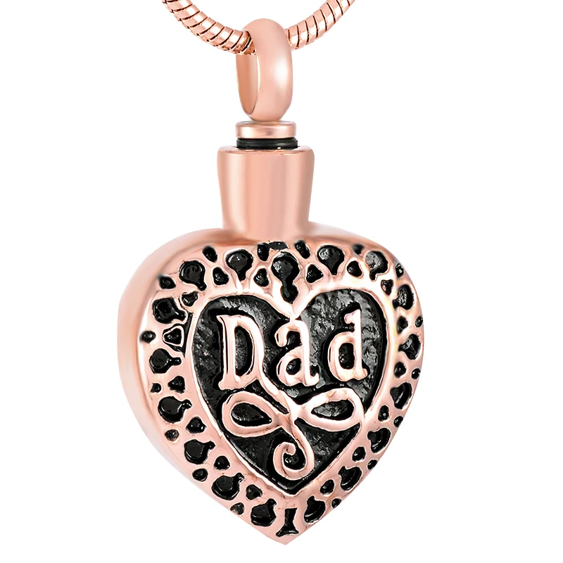 IJD8374 памятный кулон из нержавеющей стали с изображением папы любви сердца