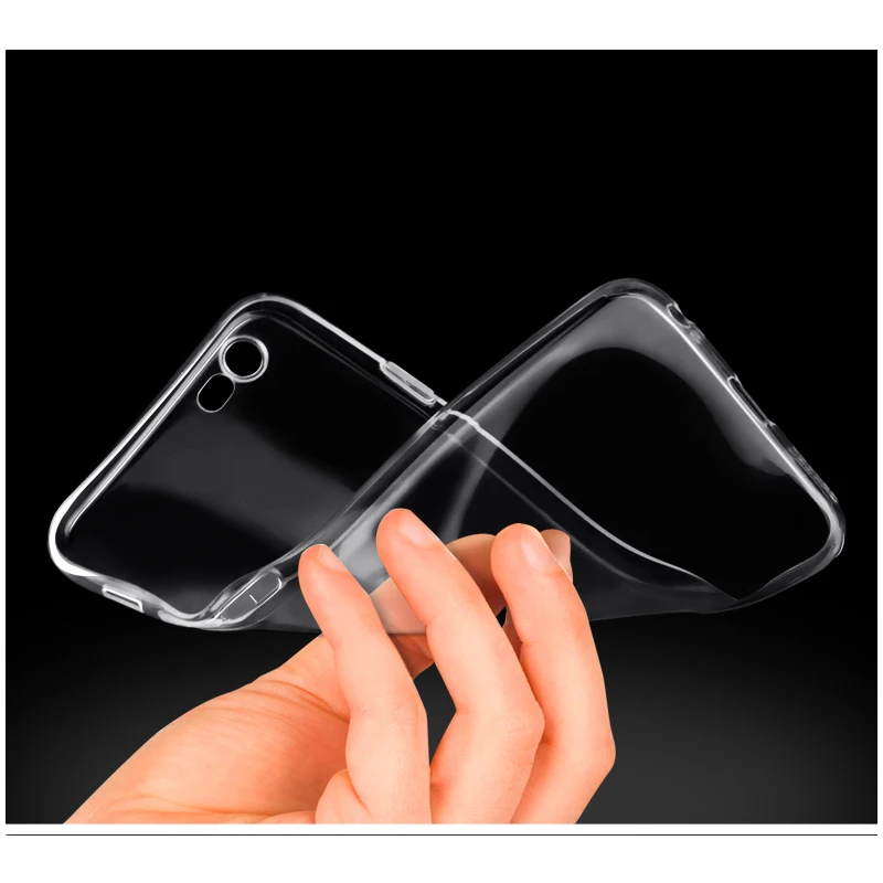 Ультратонкий ТПУ чехол для телефона iPhone 4 4S 5 5S SE 6 6S 7 8 plus X XS XR 11 Pro Max прозрачный