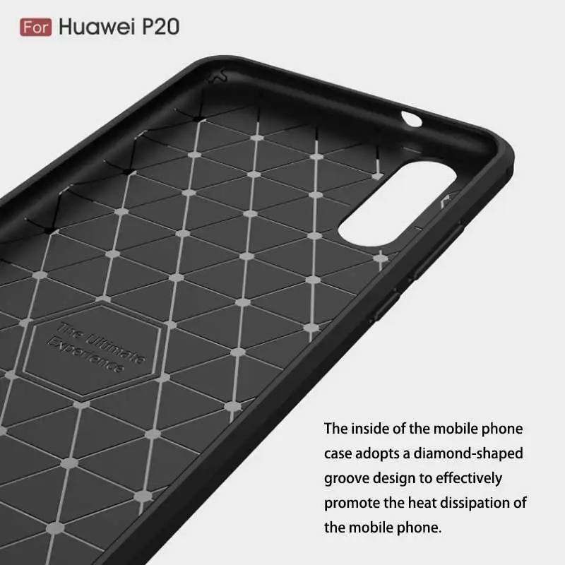 Силиконовый мягкий чехол для телефона huawei p20 tpu Тонкий lite новый тонкий матовый