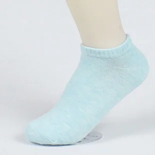 sky blue Новинка, Харадзюку, однотонные Чулочные изделия, летние женские Носки ярких цветов, унисекс, хлопковые носки, невидимые неглубокие носки-башмачки для женщин, Meias - Цвет: sky blue