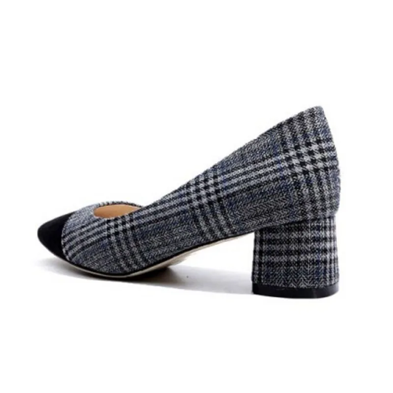 FITWEE/винтажная женская обувь из натуральной кожи на высоком каблуке женские туфли