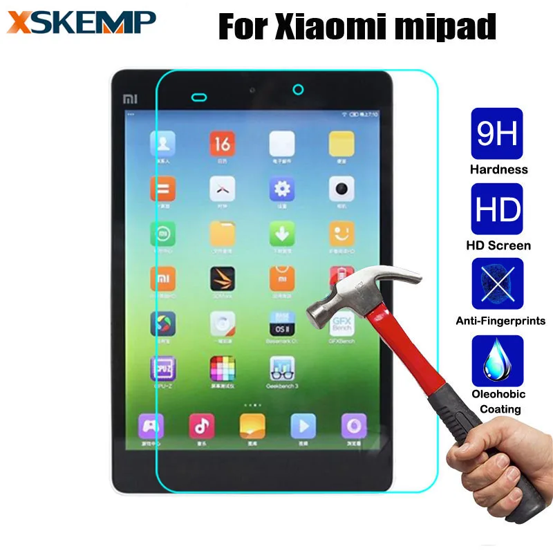 Настоящее Закаленное стекло 0 3 мм для защиты экрана Xiaomi Mipad mi Pad 7 9 дюйма Защитная