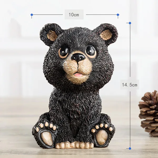 Медведь украшения очки держатель домашнего интерьера креативный подарок