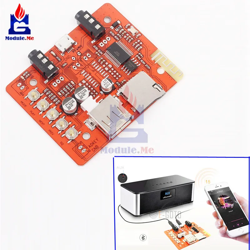 Diymore 2,4 ГГц 5 в Bluetooth беспроводной аудио приемник плата модуль для автомобильного аудио стерео усилитель наушников USB адаптер
