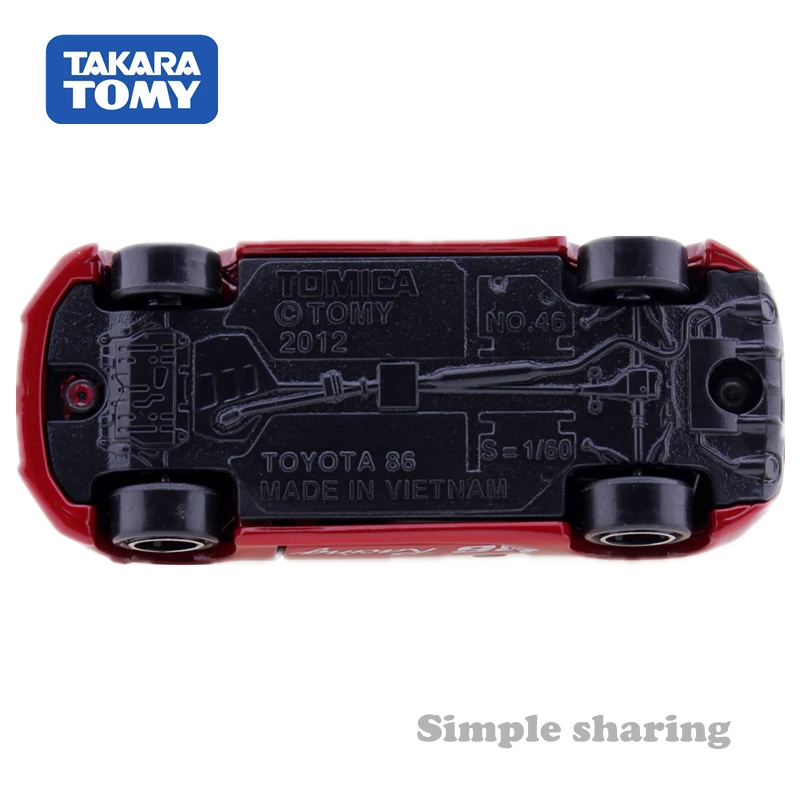 TAKARA TOMY Tomica No.38 AEON Toyota AE86 Fuji спортивная игрушка для автомобиля 1: 60 Масштаб литья под