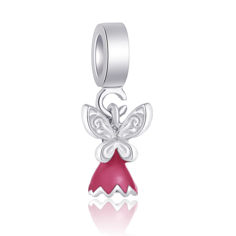 Высокое качество кристалл бабочка цветок Звезда ключ крыло крест Микки бусины