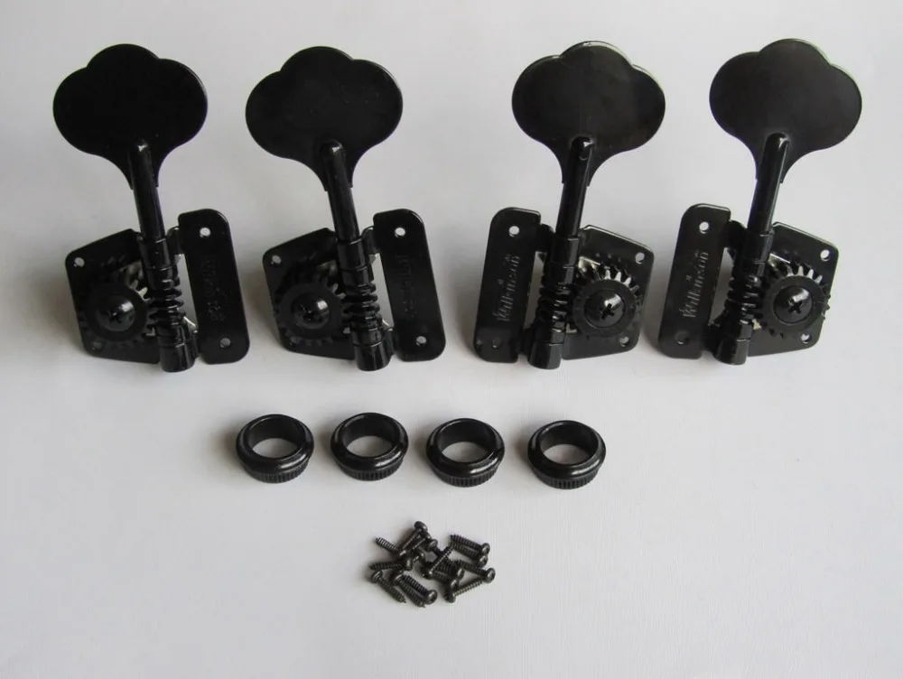 Уилкинсон 2 левый правый Колки для бас гитары цвет черный тюнинг клавиш головки