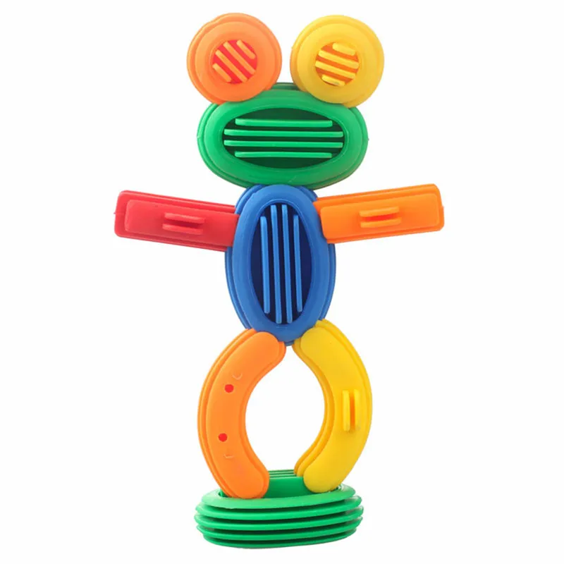 Новые забавные пластиковые строительные блоки для детей 3D игрушки DIY