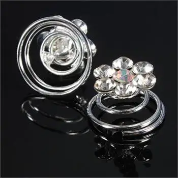 12 шт Pinzas Horquilla De Pelo заколки для волос Cristal Diamante Nupcial Novia Dama Свадебная горячая