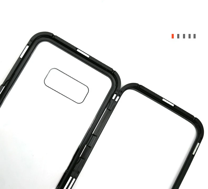 360 магнитный чехол для телефона для samsung Galaxy A50 A70 A30 A60 S10 Plus Note 10 Алюминий металлический бампер S9 S8 M10 M20 чехол Стекло крышка