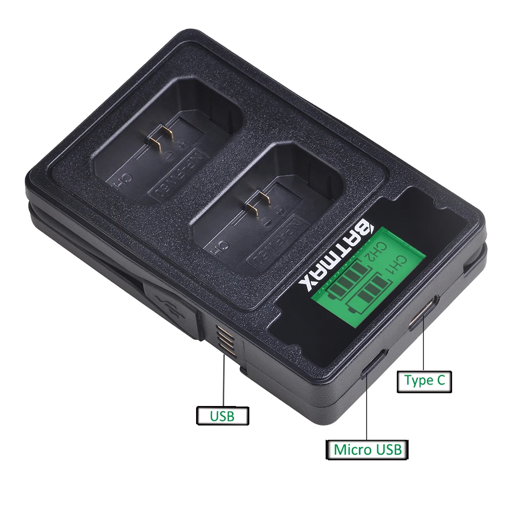 NP-FW50 npfw50 Камера Батарея+ ЖК-дисплей Dual USB Зарядное устройство с USB кабелем для sony a37 Alpha 7 7R II фотоаппаратов моментальной печати 7S a7S a7R II a5000 NEX-7 DSC-RX10