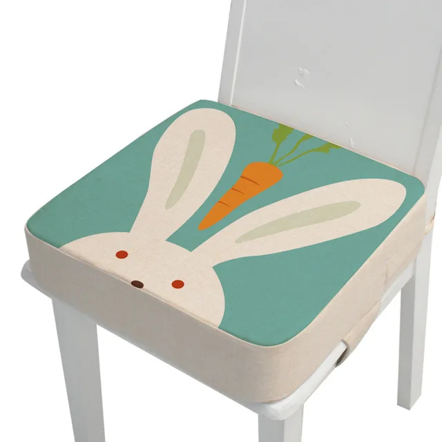 40x40x10 cm Rabbit 40*40*10 см подушка-подстилка для детского кресла, противоскользящая Водонепроницаемая подушка для детского стула, регулируемая подушка для стула - Цвет: 40x40x10 cm Rabbit