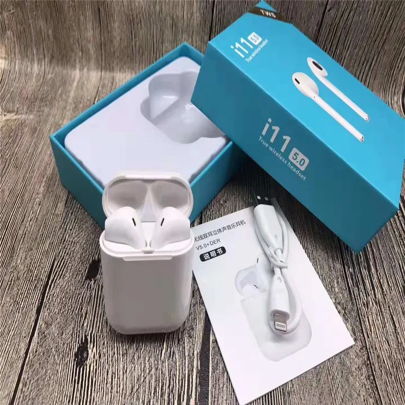 Высокое качество i11 Близнецы вызов Bluetooth наушники мини наушники гарнитура для Iphone X 8 7 Plus Android samsung sony наушники
