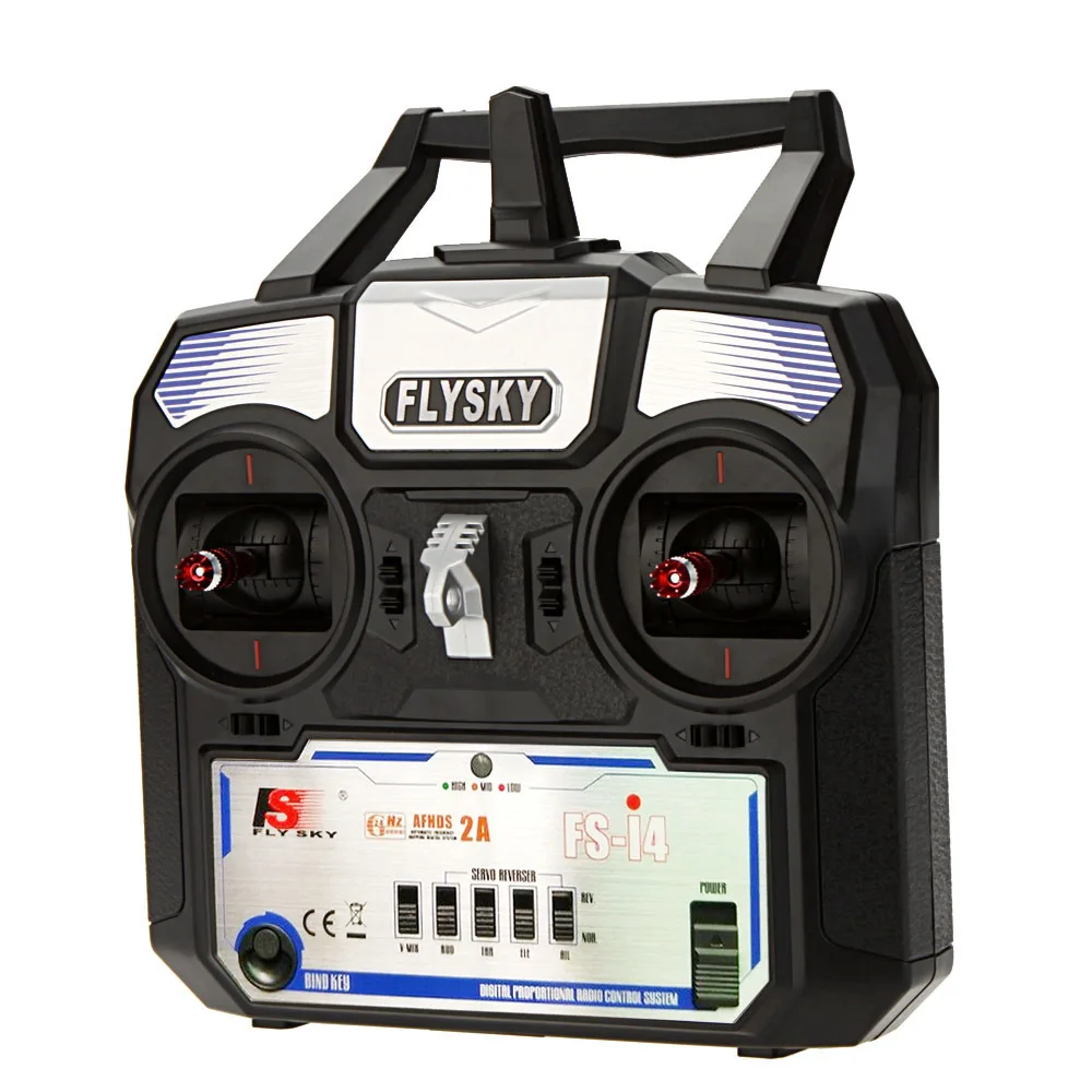 for Flysky FS-i4 AFHDS 2A 2.4GHz 4CH Radio System Transmitter FS-A6 Receiver RC Helicopter Glider | Игрушки и хобби