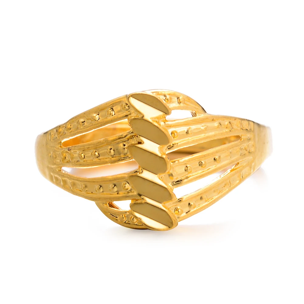 

WANDO Ethiopian Gold Color Star Wedding Ring Women girl Nigerian Somali African Fashion flower Ring Middle East Jewelry gift R63