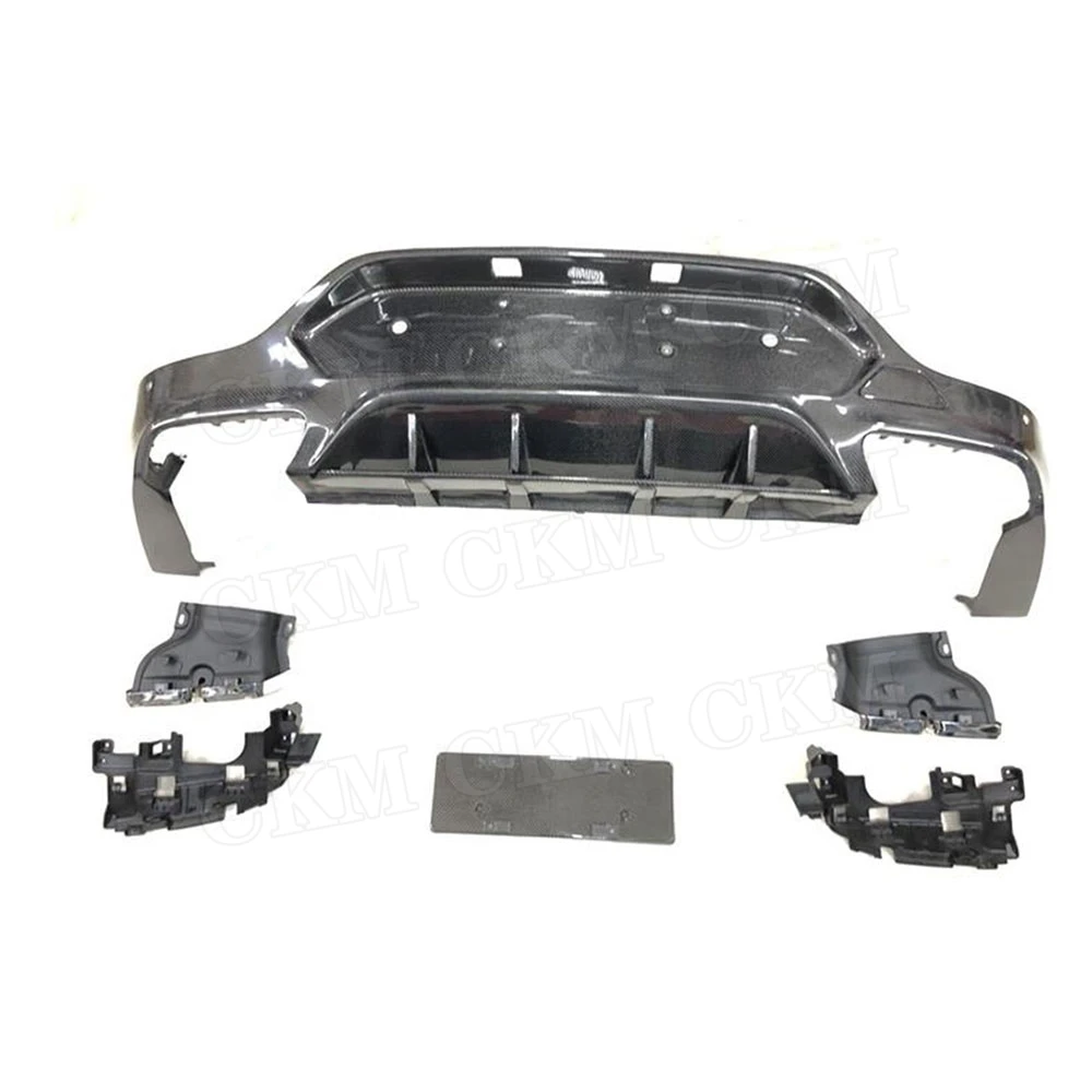 Защитный диффузор GLC для заднего бампера с наконечниками выхлопных газов Mercedes Benz