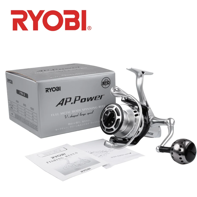18 оригинальный RYOBI AP POWER II6000 8000 10000 спиннинговая Рыболовная катушка полностью