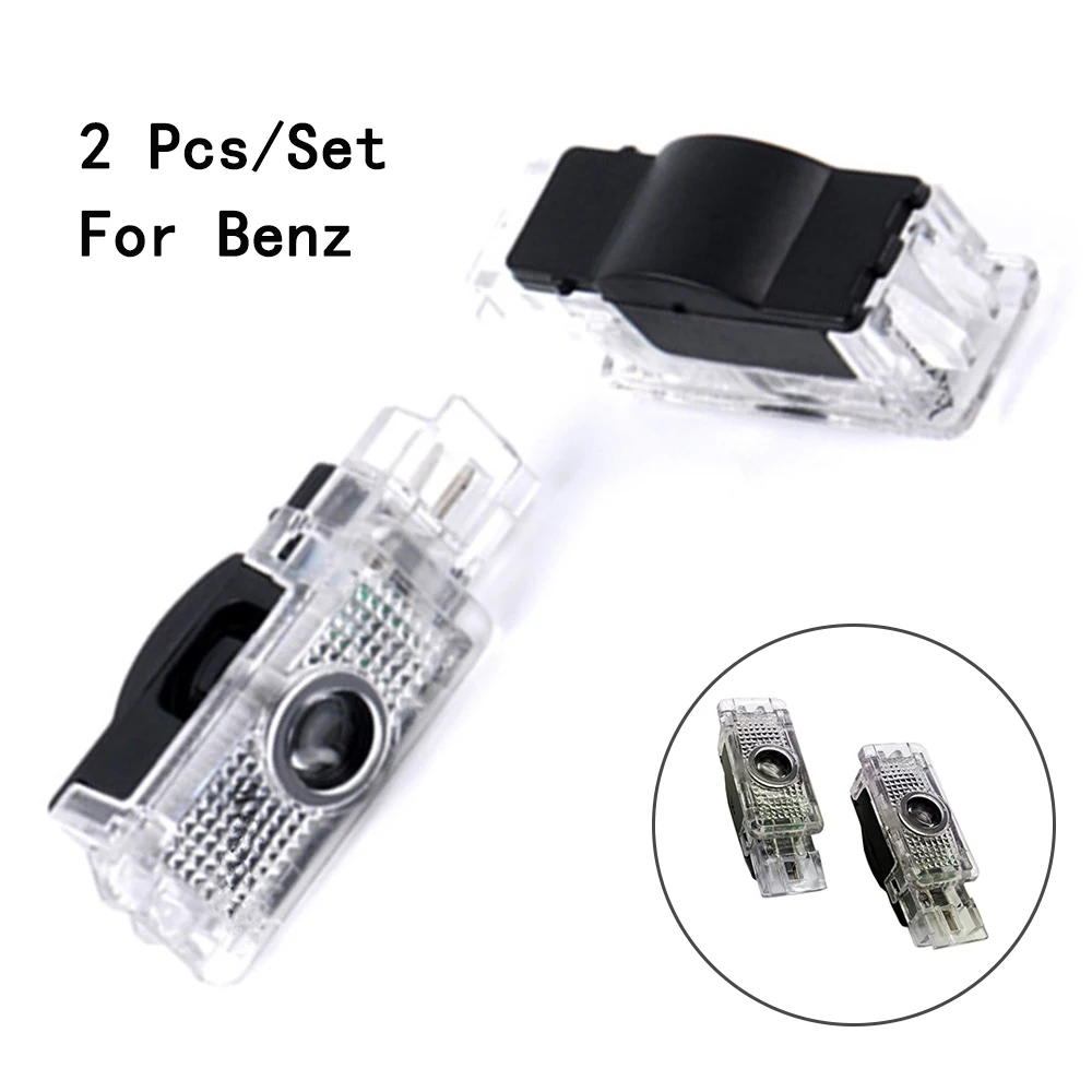 Объектив включает только для Benz S Class/SLK/CLK/SLR/W240/R171 5 Вт Ghost Shadow Projetor 2 шт./компл.