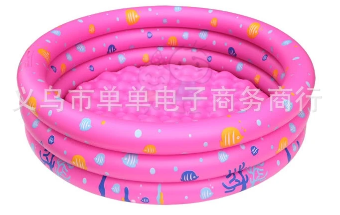 

Intime Kids Swimming Pool Inflatable Kiddies Outdoor Activities Pool Ocean Balls Play Pool 150cm Blue Pink Green Printed